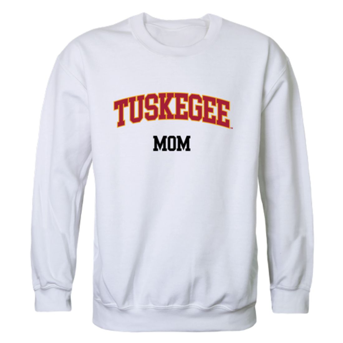 Tuskegee University Golden Tigers Mom Fleece Crewneck Pullover Sweatshirt Heather Charcoal Small-Campus-Wardrobe