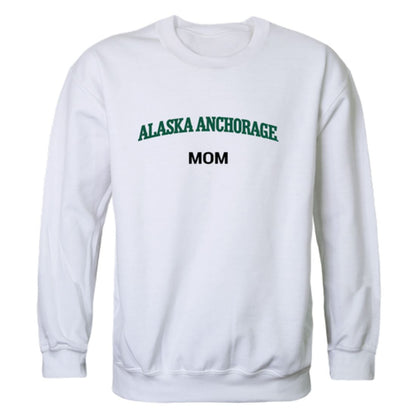 UAA University of Alaska Anchorage Sea Wolves Mom Fleece Crewneck Pullover Sweatshirt Forest Small-Campus-Wardrobe