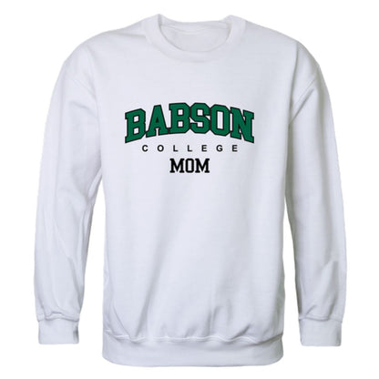 Babson College Beavers Mom Fleece Crewneck Pullover Sweatshirt Forest Small-Campus-Wardrobe