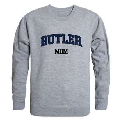 Butler University Bulldog Mom Fleece Crewneck Pullover Sweatshirt Heather Grey Small-Campus-Wardrobe