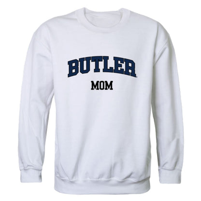 Butler University Bulldog Mom Fleece Crewneck Pullover Sweatshirt Heather Grey Small-Campus-Wardrobe