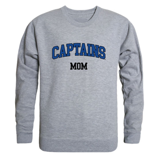 CNU Christopher Newport University Captains Mom Fleece Crewneck Pullover Sweatshirt Heather Grey Small-Campus-Wardrobe