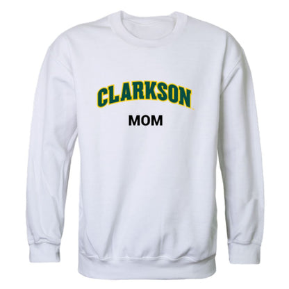 Clarkson University Golden Knights Mom Fleece Crewneck Pullover Sweatshirt Forest Small-Campus-Wardrobe