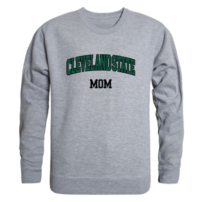 CSU Cleveland State University Vikings Mom Fleece Crewneck Pullover Sweatshirt Forest Small-Campus-Wardrobe