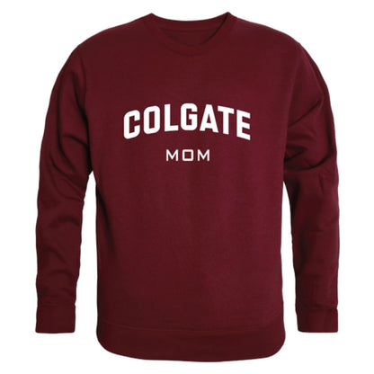 Colgate University Raider Mom Fleece Crewneck Pullover Sweatshirt Heather Grey Small-Campus-Wardrobe