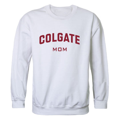 Colgate University Raider Mom Fleece Crewneck Pullover Sweatshirt Heather Grey Small-Campus-Wardrobe