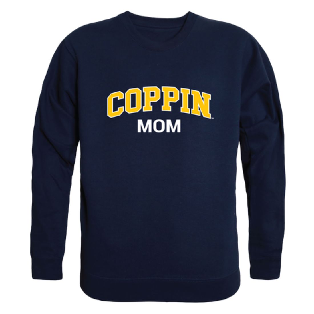 CSU Coppin State University Eagles Mom Fleece Crewneck Pullover Sweatshirt Heather Grey Small-Campus-Wardrobe