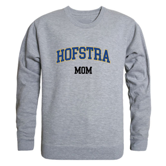 Hofstra University Pride Mom Fleece Crewneck Pullover Sweatshirt Heather Grey Small-Campus-Wardrobe