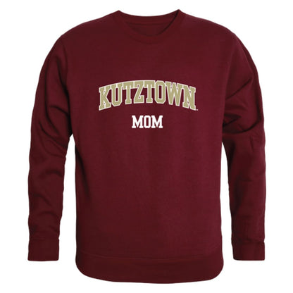 Kutztown University of Pennsylvania Golden Bears Mom Fleece Crewneck Pullover Sweatshirt Heather Grey Small-Campus-Wardrobe