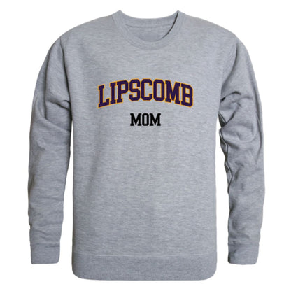 Lipscomb University Bisons Mom Fleece Crewneck Pullover Sweatshirt Heather Charcoal Small-Campus-Wardrobe