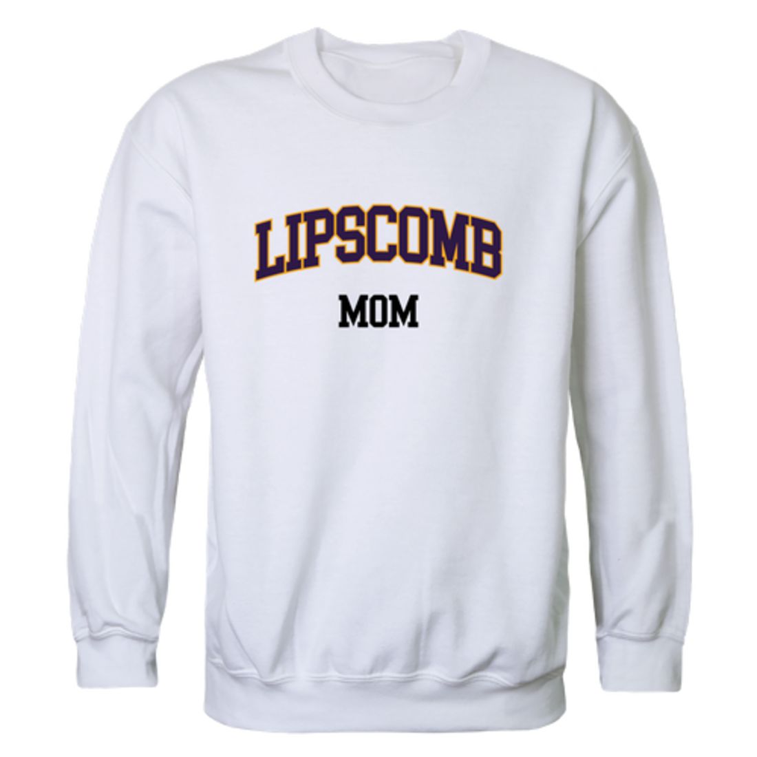 Lipscomb University Bisons Mom Fleece Crewneck Pullover Sweatshirt Heather Charcoal Small-Campus-Wardrobe
