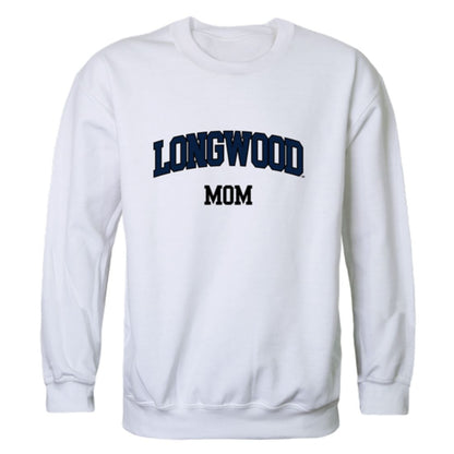 Longwood University Lancers Mom Fleece Crewneck Pullover Sweatshirt Heather Grey Small-Campus-Wardrobe