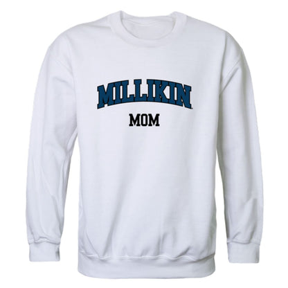 Millikin University Big Blue Mom Fleece Crewneck Pullover Sweatshirt Heather Grey Small-Campus-Wardrobe