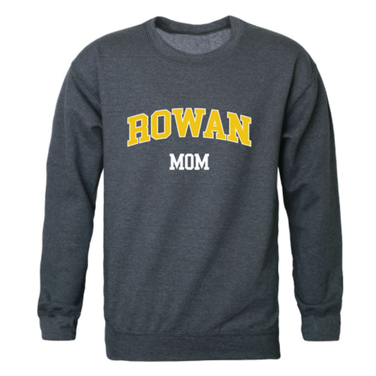 Rowan University Profs Mom Fleece Crewneck Pullover Sweatshirt Heather Charcoal Small-Campus-Wardrobe