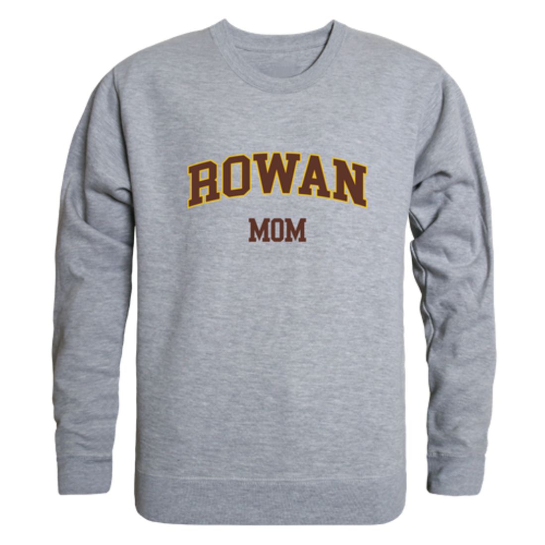 Rowan University Profs Mom Fleece Crewneck Pullover Sweatshirt Heather Charcoal Small-Campus-Wardrobe