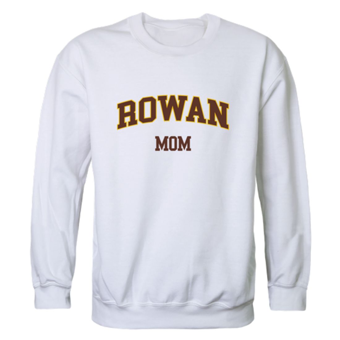Rowan University Profs Mom Fleece Crewneck Pullover Sweatshirt Heather Charcoal Small-Campus-Wardrobe