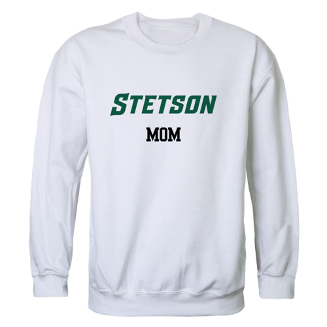 Stetson University Hatters Mom Fleece Crewneck Pullover Sweatshirt Forest Small-Campus-Wardrobe