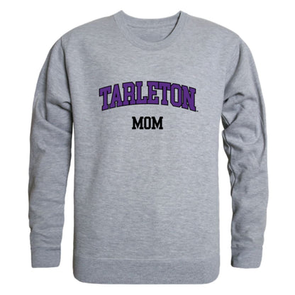 Tarleton State University Texans Mom Fleece Crewneck Pullover Sweatshirt Heather Charcoal Small-Campus-Wardrobe