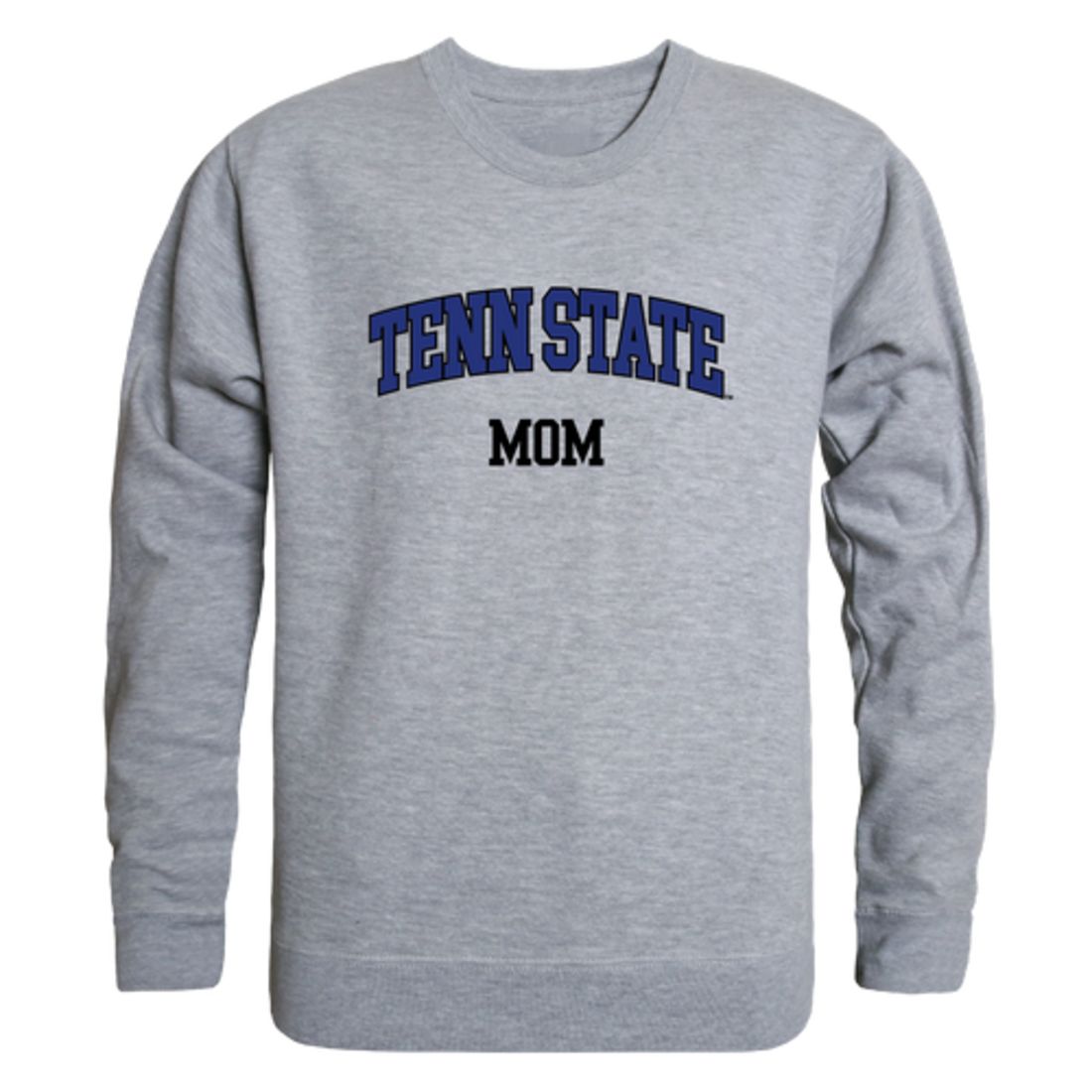 TSU Tennessee State University Tigers Mom Fleece Crewneck Pullover Sweatshirt Heather Grey Small-Campus-Wardrobe