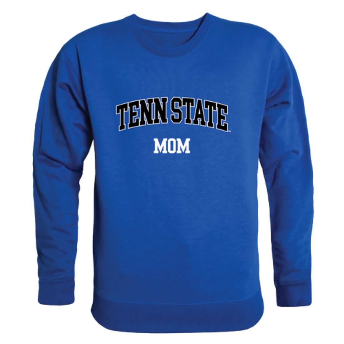 TSU Tennessee State University Tigers Mom Fleece Crewneck Pullover Sweatshirt Heather Grey Small-Campus-Wardrobe