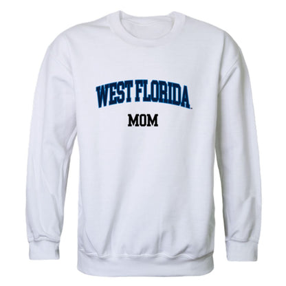 UWF University of West Florida Argonauts Mom Fleece Crewneck Pullover Sweatshirt Heather Grey Small-Campus-Wardrobe