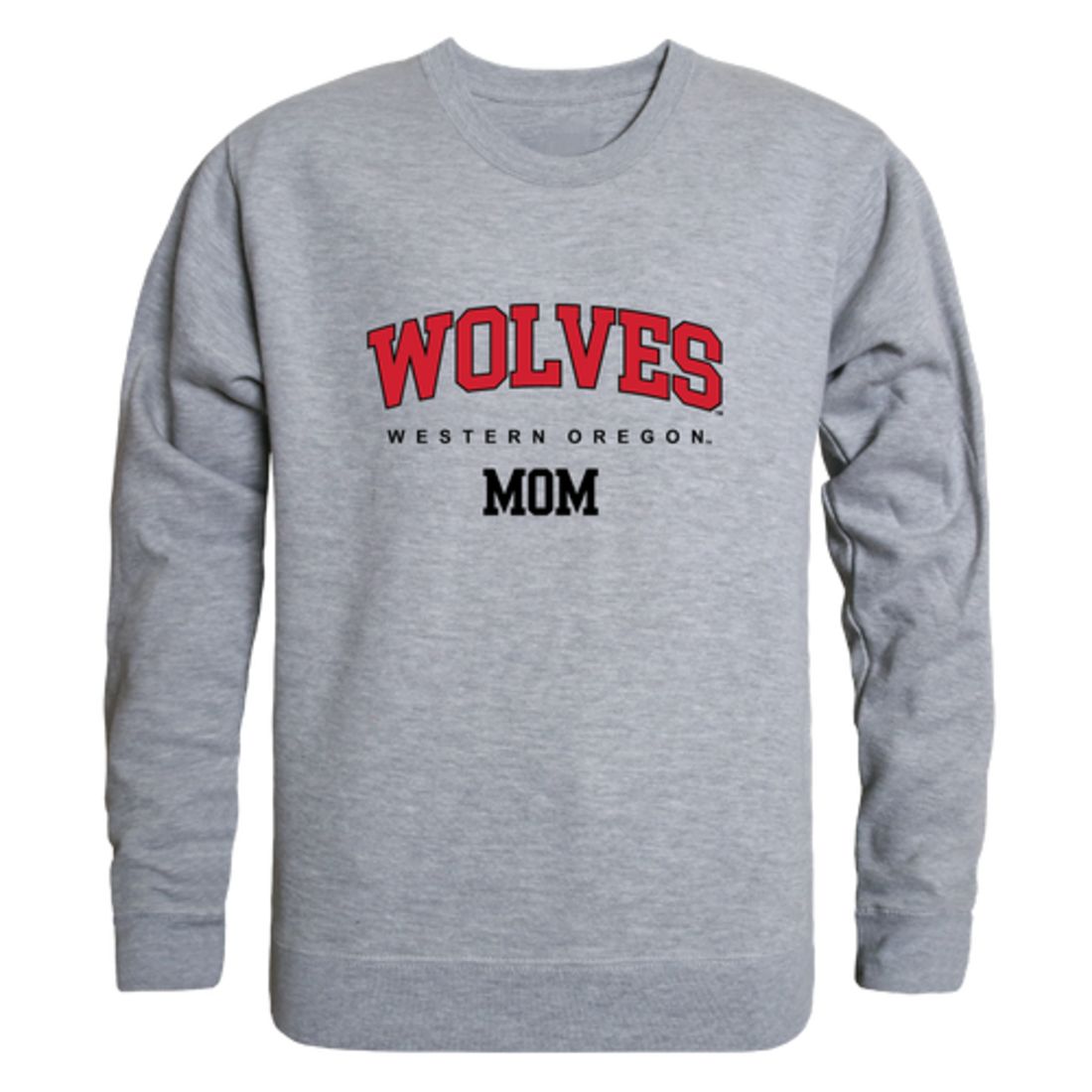 Western Oregon Wolves Mom Crewneck Sweatshirt