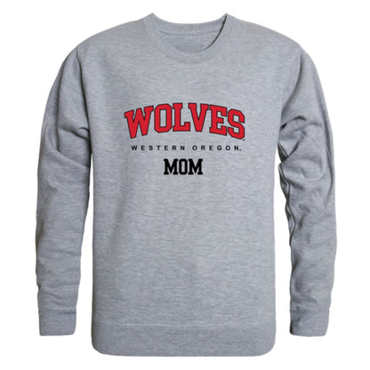Western Oregon Wolves Mom Crewneck Sweatshirt