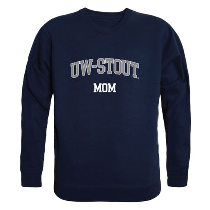 Wisconsin Stout Blue Devils Mom Crewneck Sweatshirt