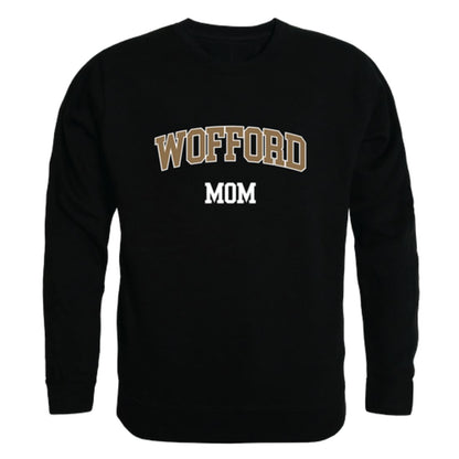 Wofford College Terriers Mom Fleece Crewneck Pullover Sweatshirt Black Small-Campus-Wardrobe