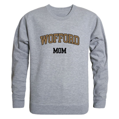 Wofford College Terriers Mom Fleece Crewneck Pullover Sweatshirt Black Small-Campus-Wardrobe