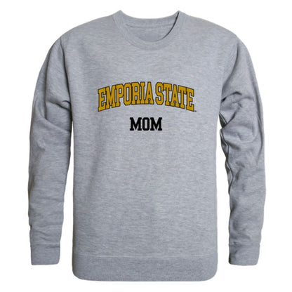 Emporia State University Hornets Mom Fleece Crewneck Pullover Sweatshirt Black Small-Campus-Wardrobe