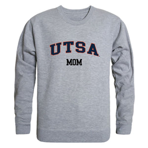 UTSA University of Texas at San Antonio Roadrunners Mom Fleece Crewneck Pullover Sweatshirt Heather Grey Small-Campus-Wardrobe