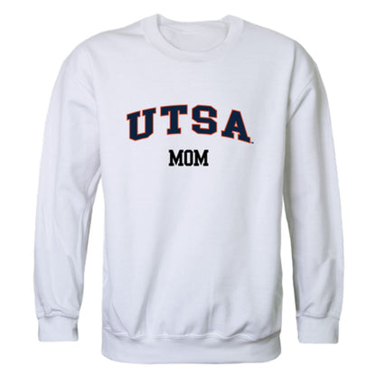 UTSA University of Texas at San Antonio Roadrunners Mom Fleece Crewneck Pullover Sweatshirt Heather Grey Small-Campus-Wardrobe