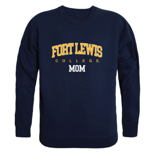 Mouseover Image, FLC Fort Lewis College Skyhawks Mom Fleece Crewneck Pullover Sweatshirt Heather Grey Small-Campus-Wardrobe