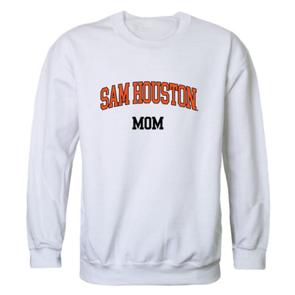 Sam Houston State University Bearkat Mom Fleece Crewneck Pullover Sweatshirt Heather Charcoal Small-Campus-Wardrobe