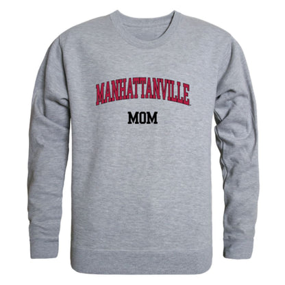 Manhattanville College Valiants Mom Fleece Crewneck Pullover Sweatshirt