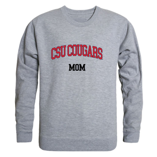 Columbus State University Cougars Mom Fleece Crewneck Pullover Sweatshirt