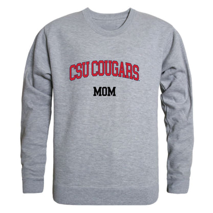 Columbus State University Cougars Mom Fleece Crewneck Pullover Sweatshirt