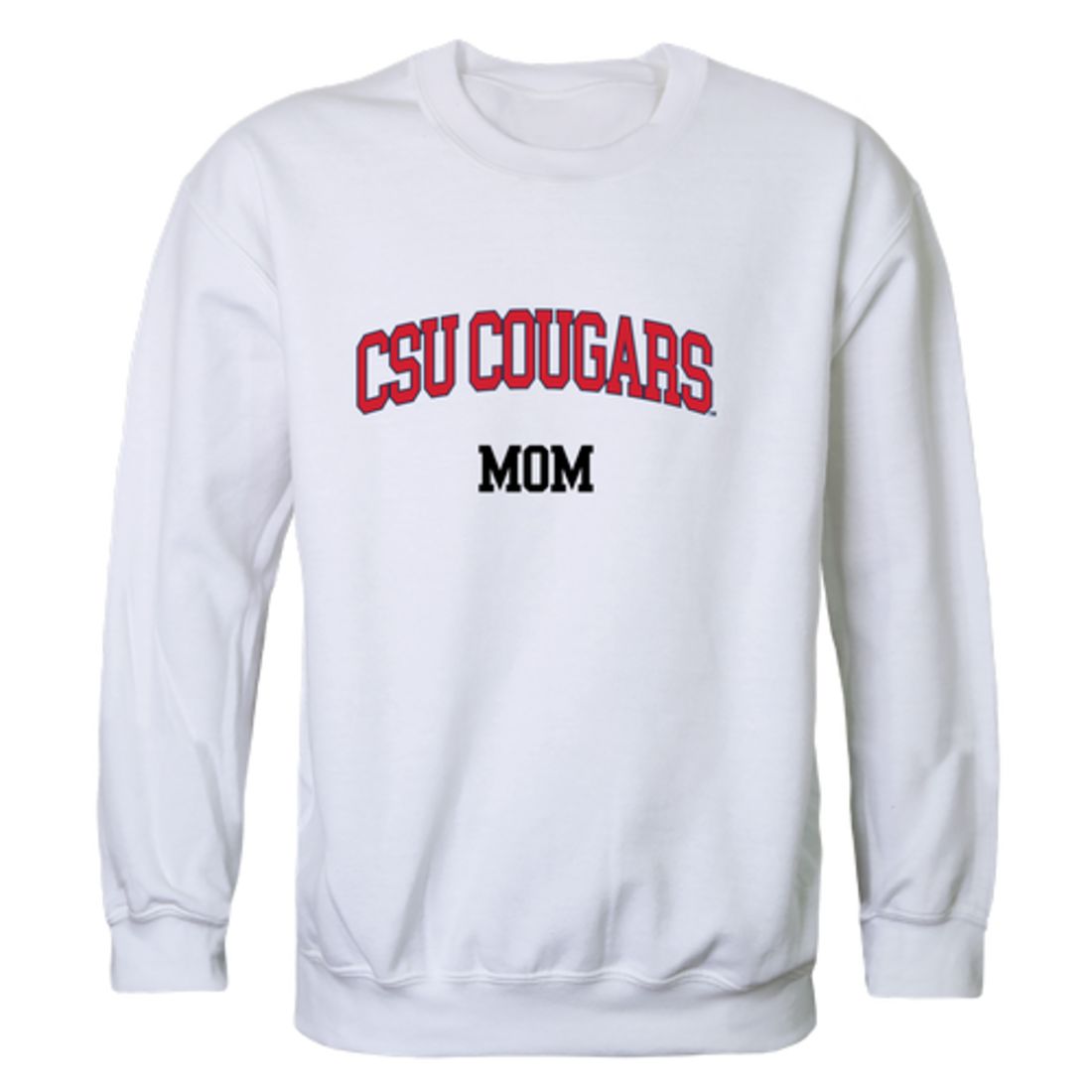 Columbus State University Cougars Mom Fleece Crewneck Pullover Sweatshirt