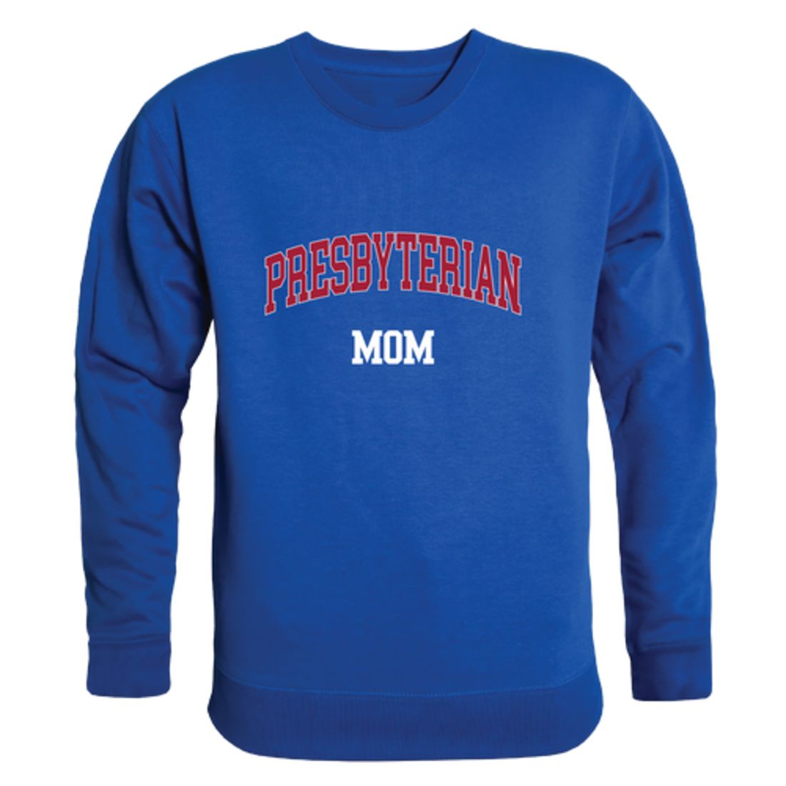 Presbyterian College Blue Hose Mom Fleece Crewneck Pullover Sweatshirt