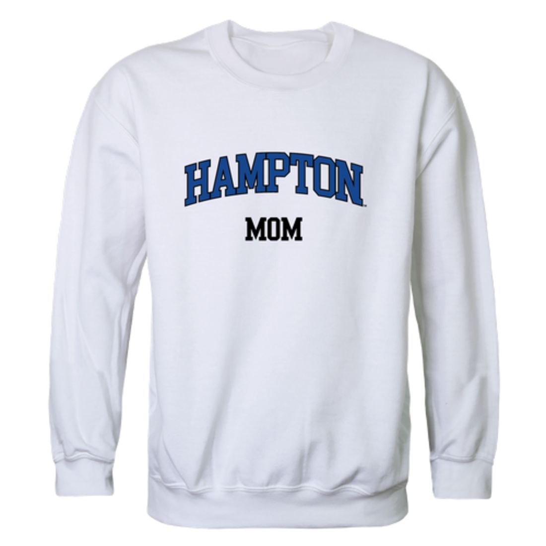 Hampton University Pirates Mom Fleece Crewneck Pullover Sweatshirt