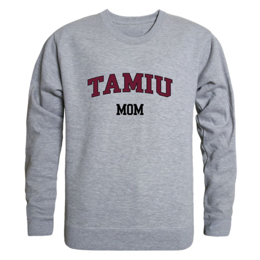Texas A&M International University DustDevils Mom Fleece Crewneck Pullover Sweatshirt