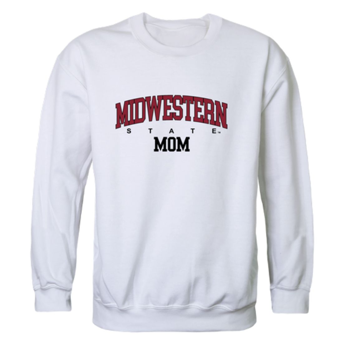 Midwestern State University Mustangs Mom Fleece Crewneck Pullover Sweatshirt