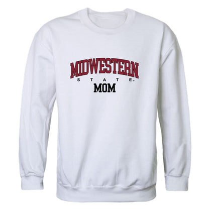 Midwestern State University Mustangs Mom Fleece Crewneck Pullover Sweatshirt