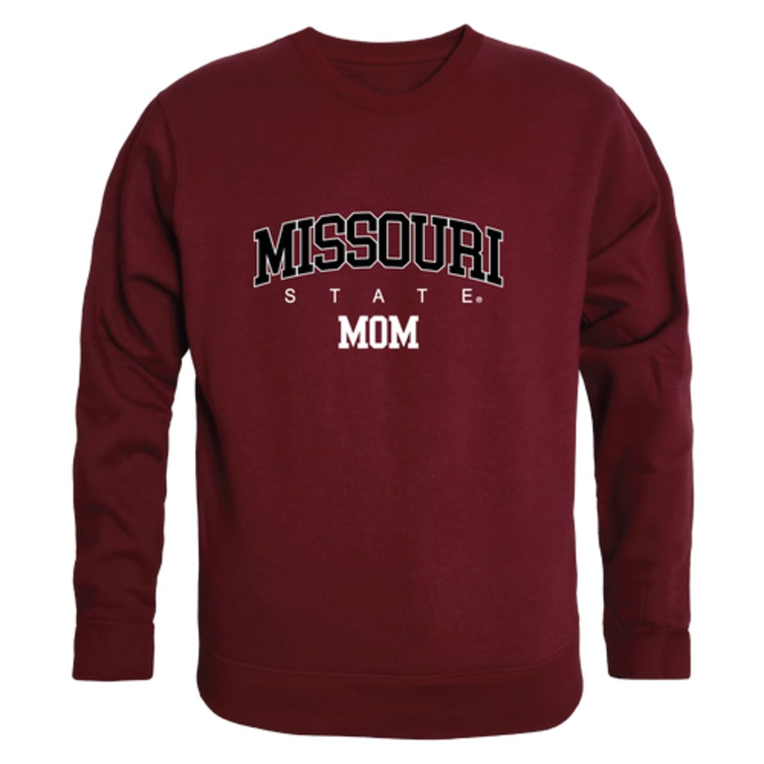 Missouri State University Bears Mom Fleece Crewneck Pullover Sweatshirt