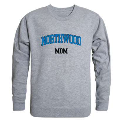 Northwood University Timberwolves Mom Fleece Crewneck Pullover Sweatshirt