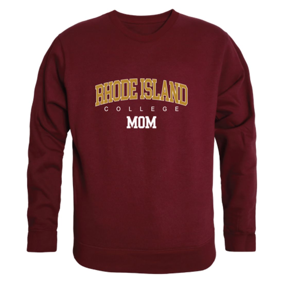 Rhode Island College Anchormen Mom Fleece Crewneck Pullover Sweatshirt