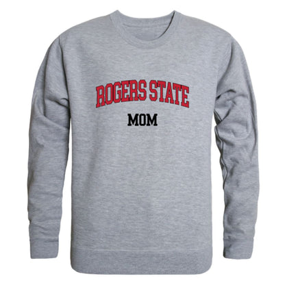 Rogers State University Hillcats Mom Fleece Crewneck Pullover Sweatshirt