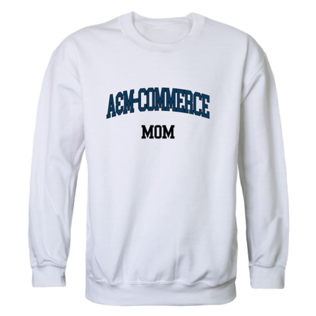 Texas A&M University-Commerce Lions Mom Fleece Crewneck Pullover Sweatshirt