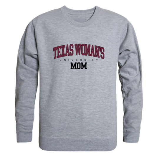 Texas Woman's University Pioneers Mom Fleece Crewneck Pullover Sweatshirt